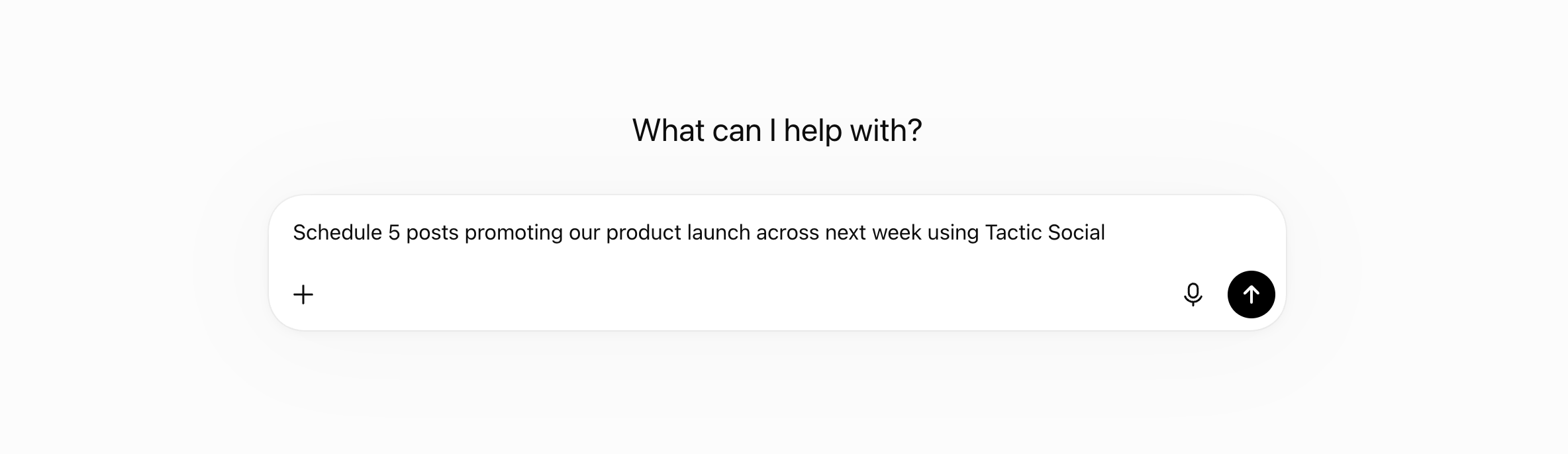 ChatGPT chat with Tactic Social connector active